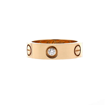 Bague Love 3 Diamants en or jaune 18 carats avec diamants